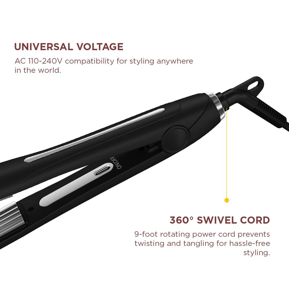 Ikonic Professional Slim Titanium Crimp 2.0 Hair Crimper