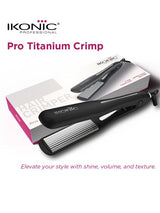 Ikonic Professional Pro Titanium Crimp Hair Crimper