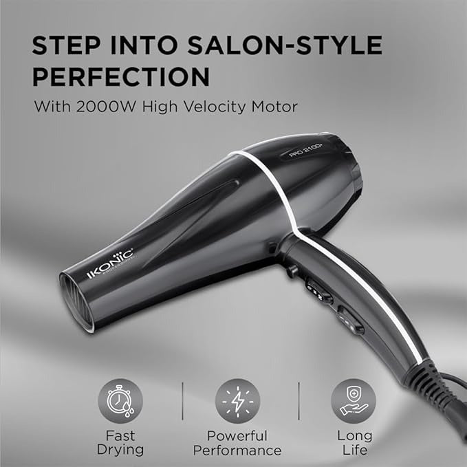 Ikonic Professional Pro 2100+ Hair Dryer 2000W