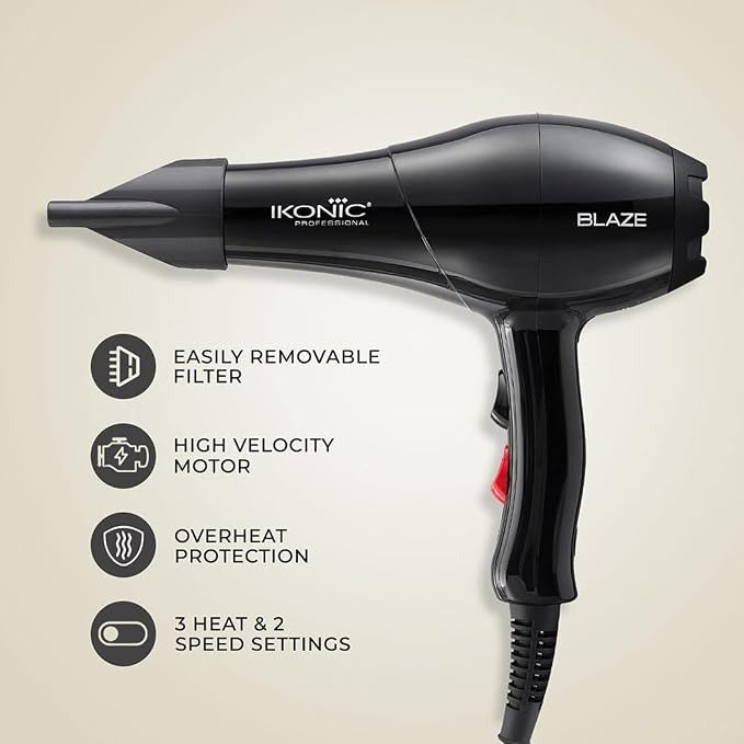 Ikonic Professional Blaze Hair Dryer 2000W