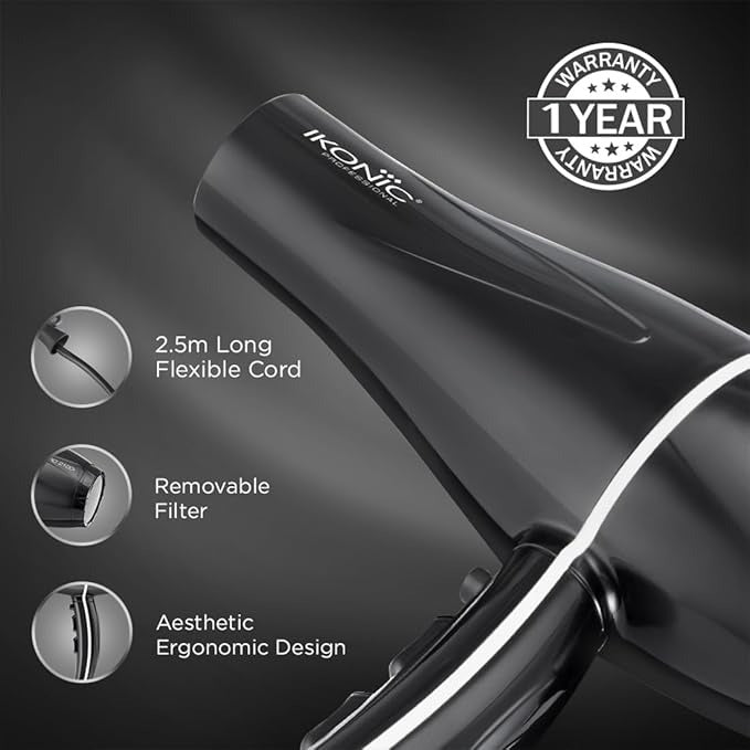 Ikonic Professional Pro 2100+ Hair Dryer 2000W