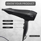 Ikonic Professional Pro 2200 Hair Dryer 2000-2200W