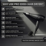 Ikonic Professional Pro 2200 Hair Dryer 2000-2200W