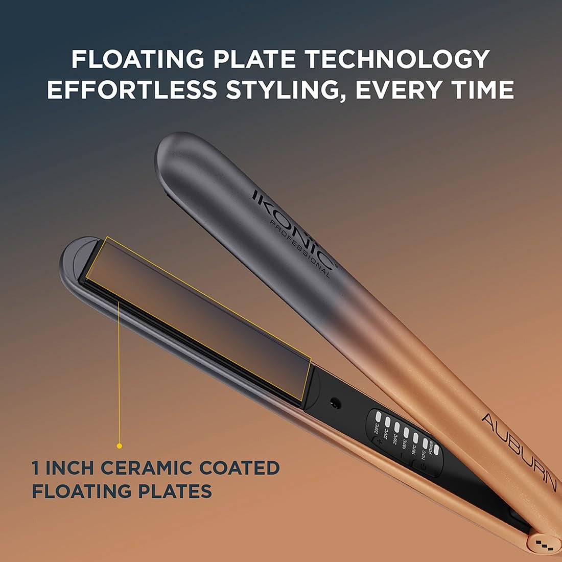 Ikonic Professional Auburn Limited Edition Hair Straightener