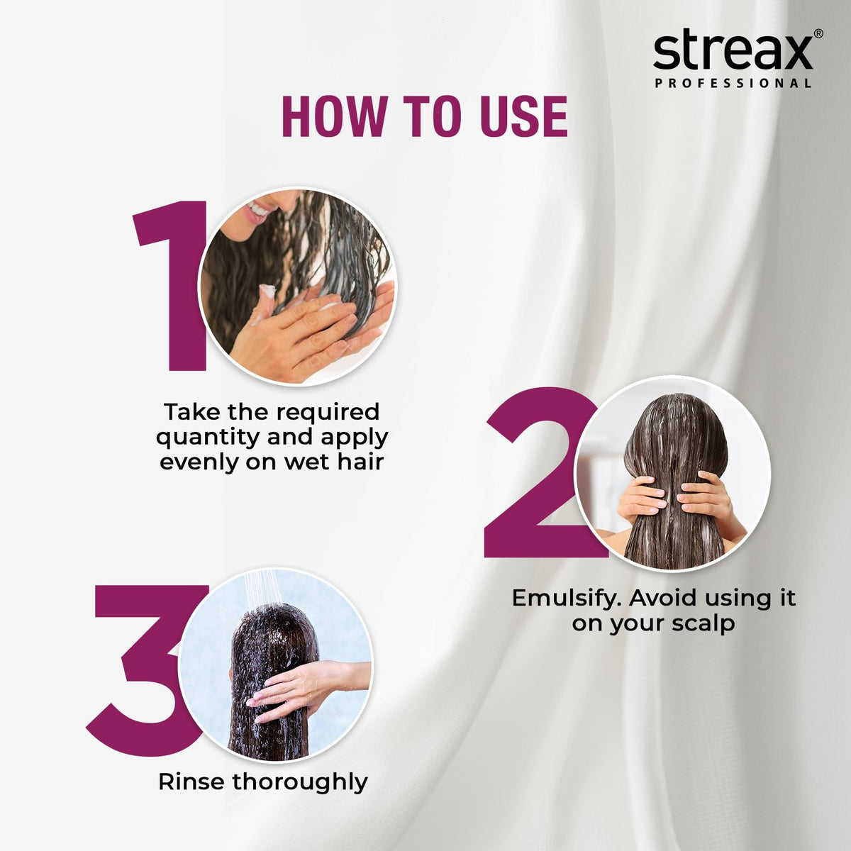 Streax Professional Canvoline Straightening Post Care Shampoo – 300ml - 4