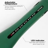 Ikonic Professional Pro Titanium Crimp Emerald Hair Crimper