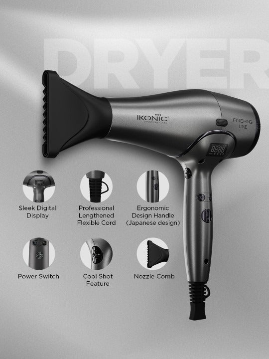 Ikonic Professional Finishing Line Hair Dryer 2200-2400W