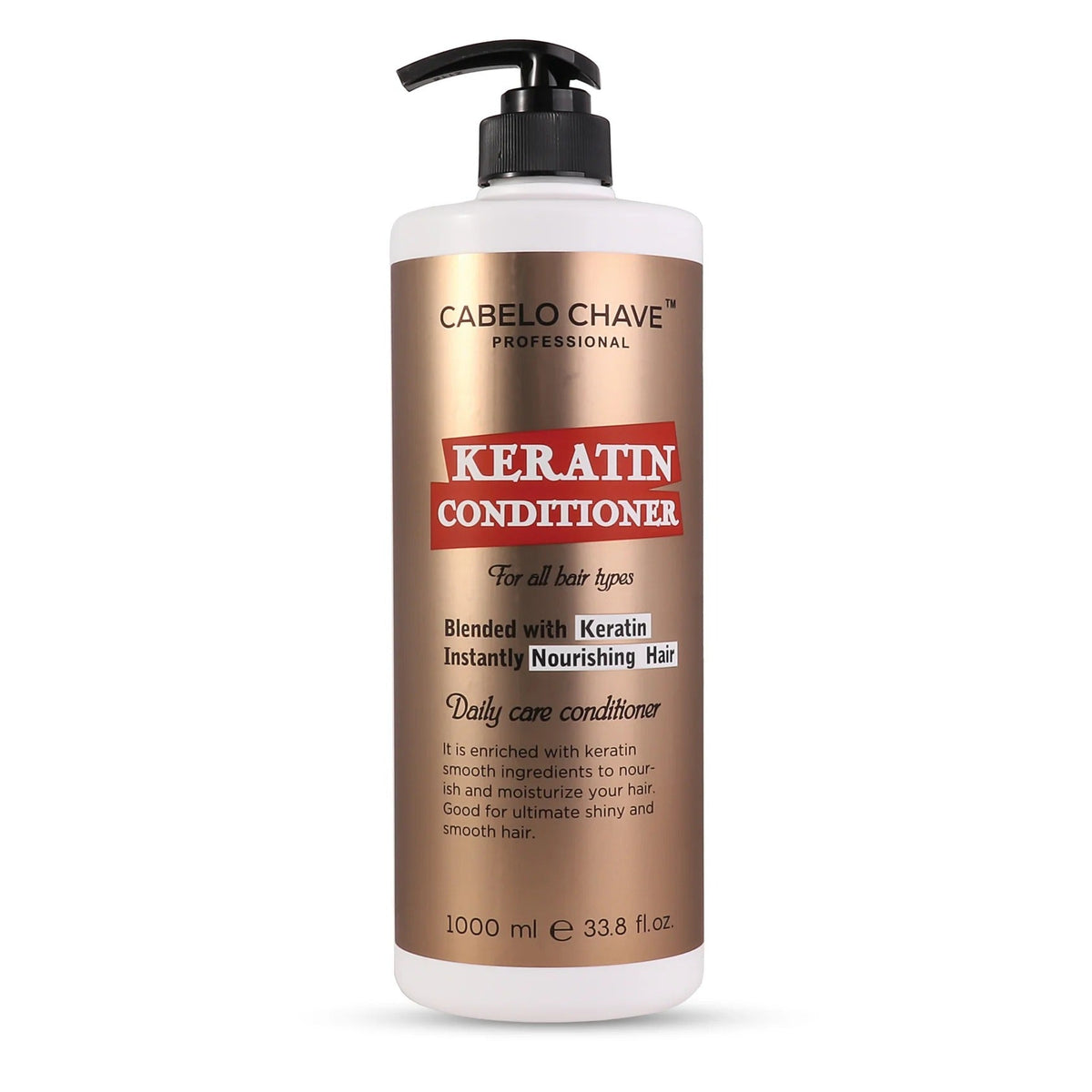 Cabelo Chave Professional Keratin Conditioner 1000ML - 1