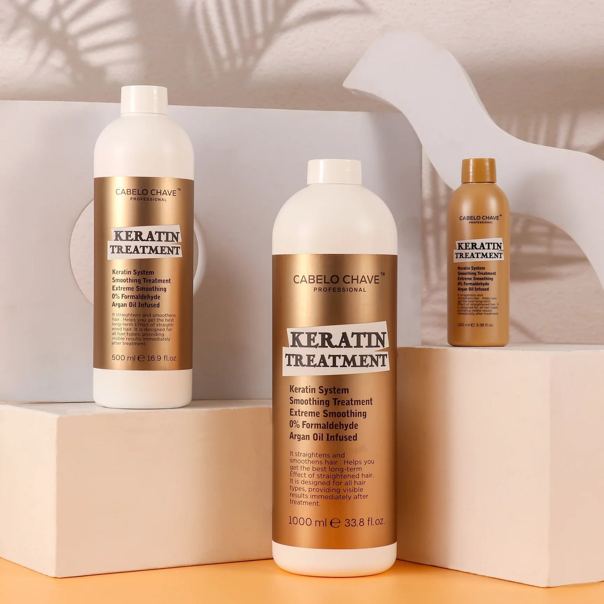 CABELO CHAVE Professional Keratin Treatment for Men & Women - 100ml - 2
