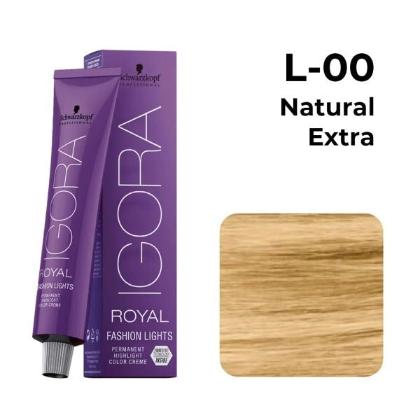 Schwarzkopf Professional Igora Royal Fashion Permanent Color Creme (L-00 Natural Extra) - 1
