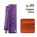 Schwarzkopf Professional IGORA Royal Fashion Lights Permanent Highlight Color Creme (L-77 Copper Extra) - 1