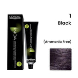 L'oreal Professionnel Paris INOA Ammonia-free Permanent Hair Color -1 (Black) - 1