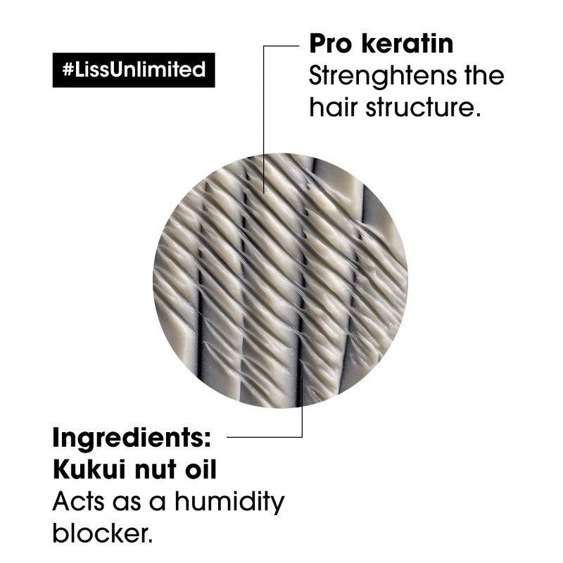 L'Oreal Professionnel Liss Unlimited Hair Mask For Frizz Control (500gm) - 2