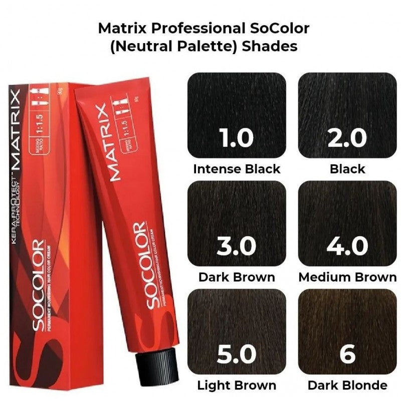 MATRIX SOCOLOR 5.0 LIGHT BROWN - 2