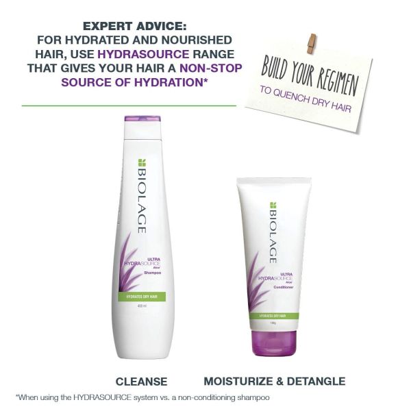 Matrix Biolage Hydrasource Plus Professional Conditioner, Moisturizes & Hydrates Dry Hair (98gm) - 7