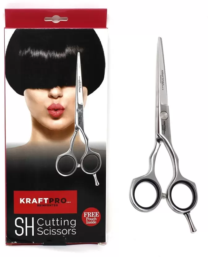 KRAFTPRO Professional Cutting SH 138 Handmade Scissors  (Set of 1, Silver) - 3