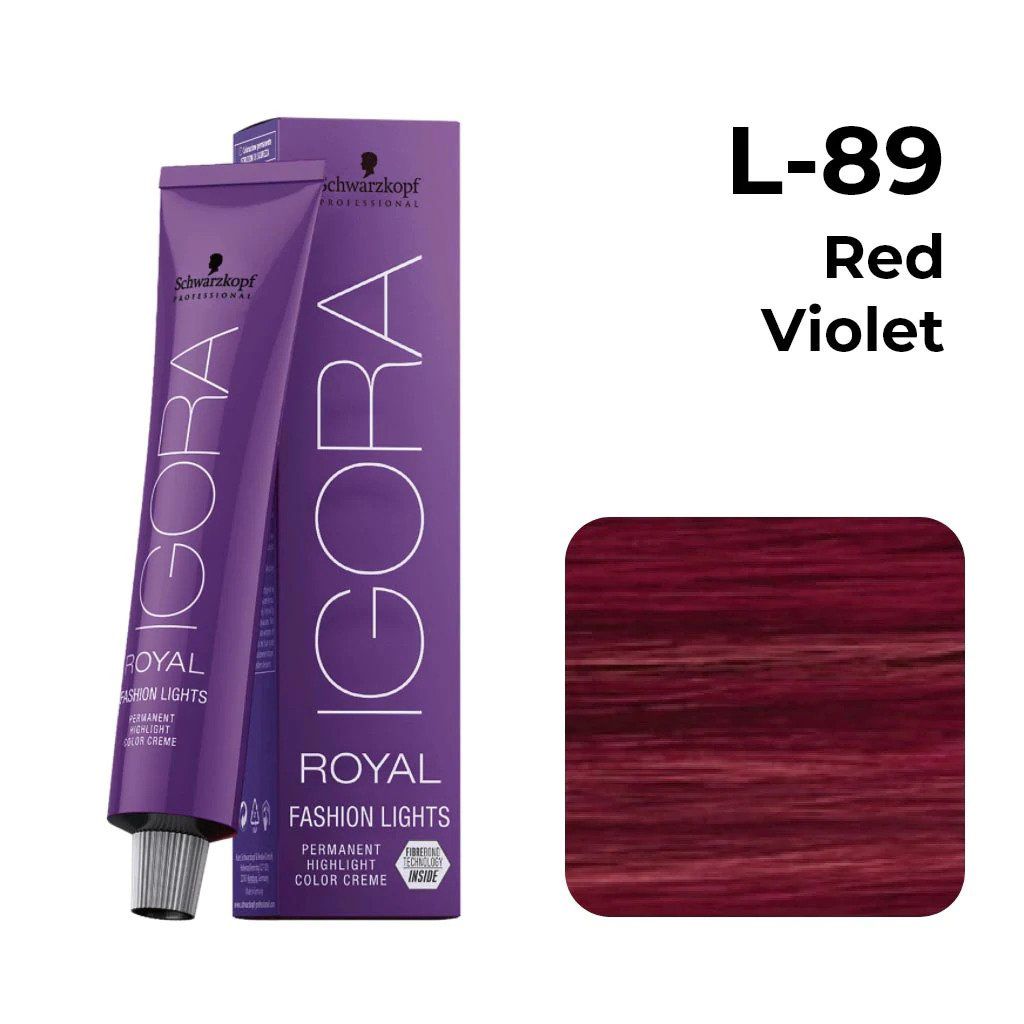 Schwarzkopf Professional Igora Royal Permanent Color Creme (L-89 Red Violet) - 1