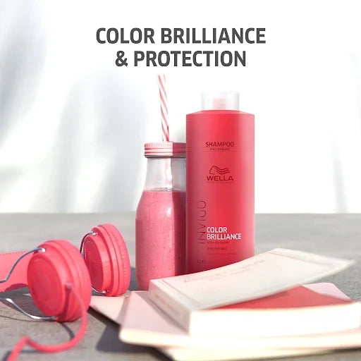 Wella Professionals Invigo Color Brilliance With Lime Caviar Vibrant Color Shampoo 1L - 5